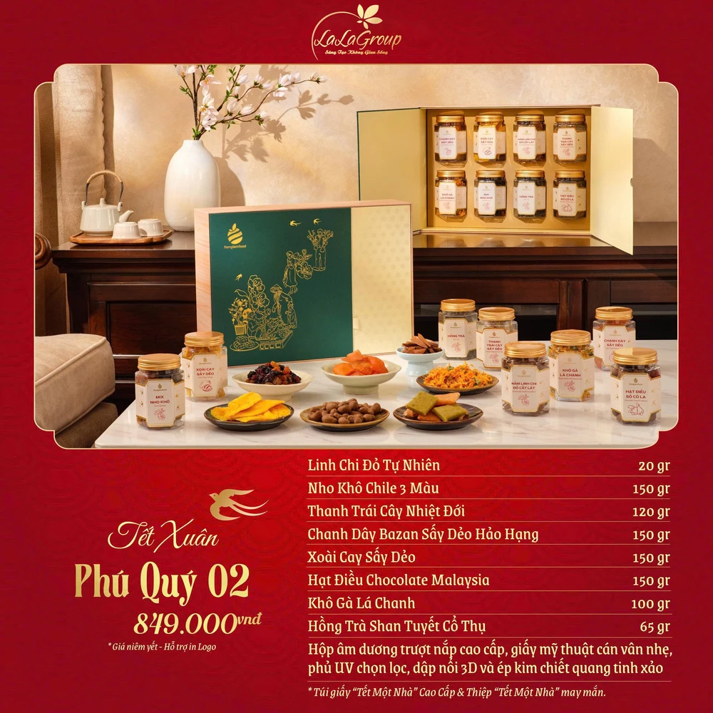 Hộp Quà Tết Xuân Phú Quý 02 (NL)