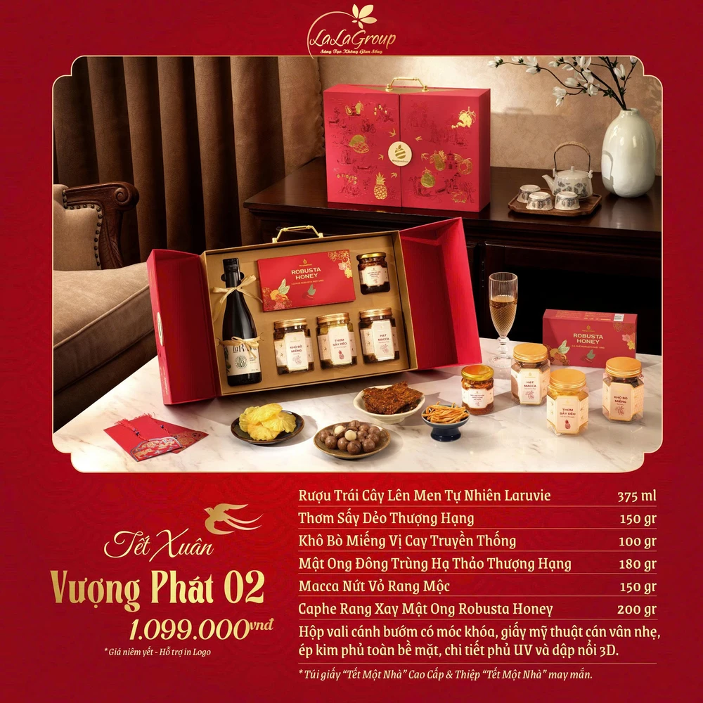 Hộp Quà Tết Xuân Vượng Phát 02 (NL)