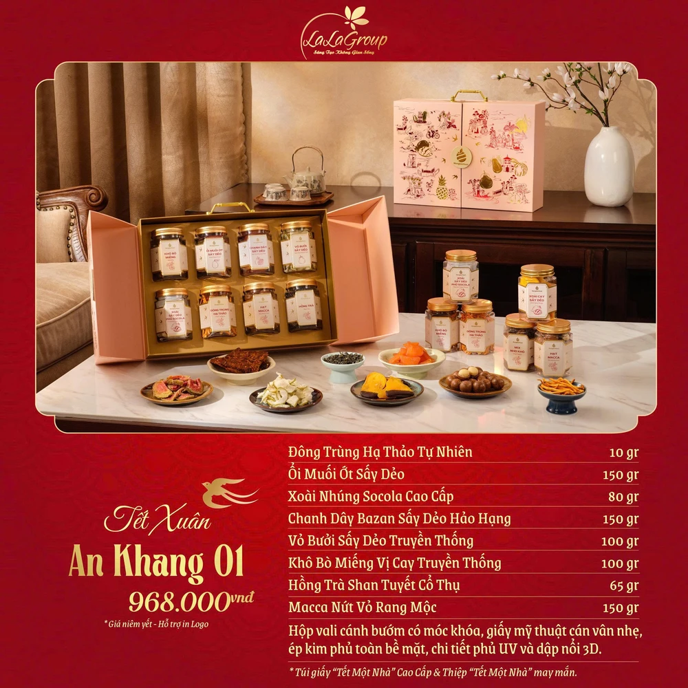 Hộp quà Tết Xuân An Khang 01 (NL)