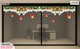 Decal dán tường dây treo chuông vàng Noel