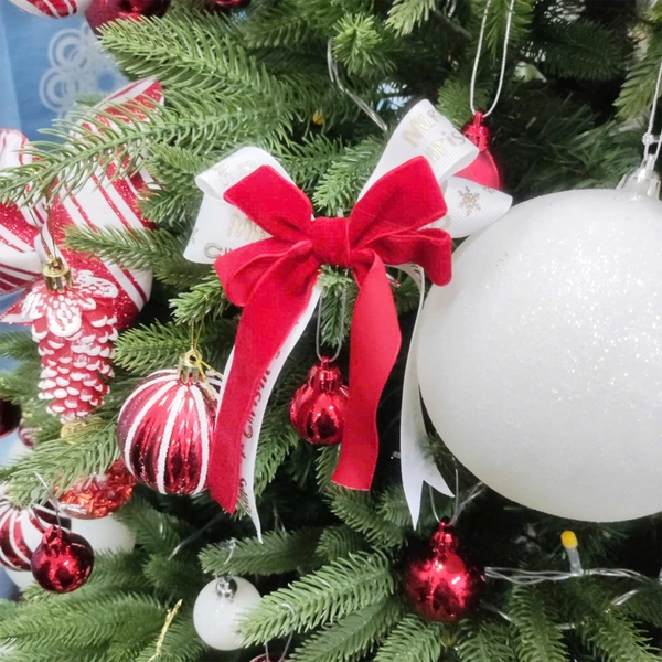 Cây Thông Noel PE 3 Loại Lá Cao 1m8 Full Phụ Kiện Tone Kẹo Ngọt Ngào Đón Giáng Sinh