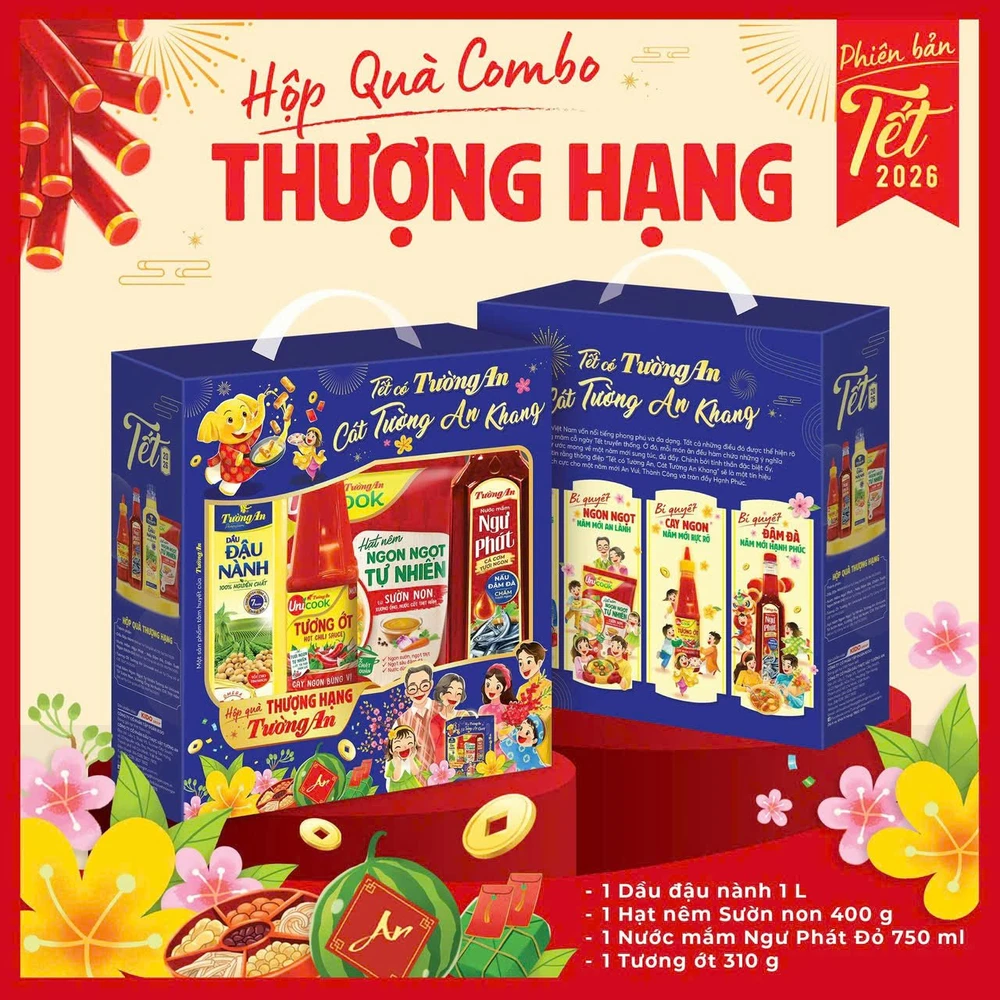 Hộp quà tết Tường An combo thượng hạng