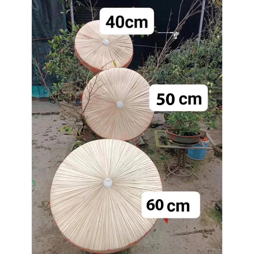 Nón Quai Thao Phụ Kiện Trang Trí Decor Tết Loại Đẹp, Đầy Đủ Kích Thước