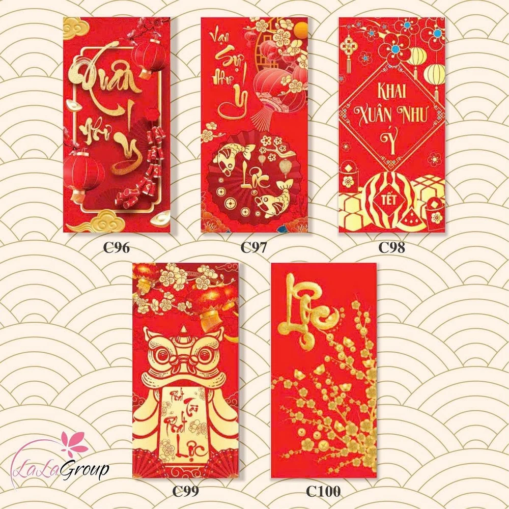 Combo 10 Bao Lì Xì Tết Vạn Sự Như Ý