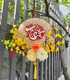 Mẹt Nón Quai Thao Size 40cm Chữ Tết Mai Vàng Đón Năm Mới