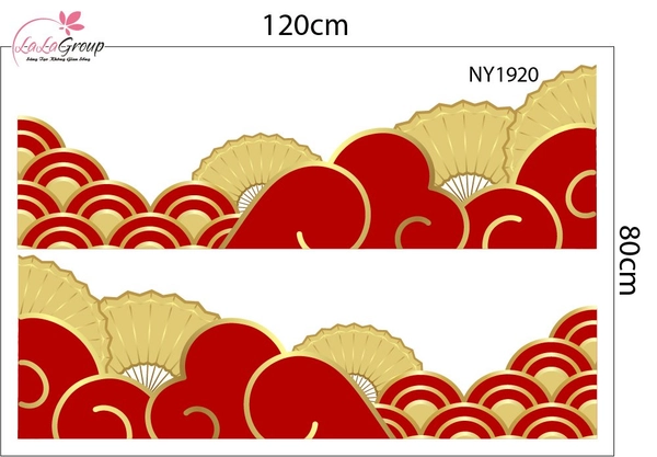 Combo Decal Trang Trí Tết Chúc Mừng Năm Song Mã Phú Quý 2026