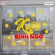Decal Trang Trí Tết Xuân Bính Ngọ Cát Tường