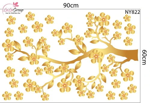 Combo Decal Trang Trí Tết Cây Thần Tài 2026