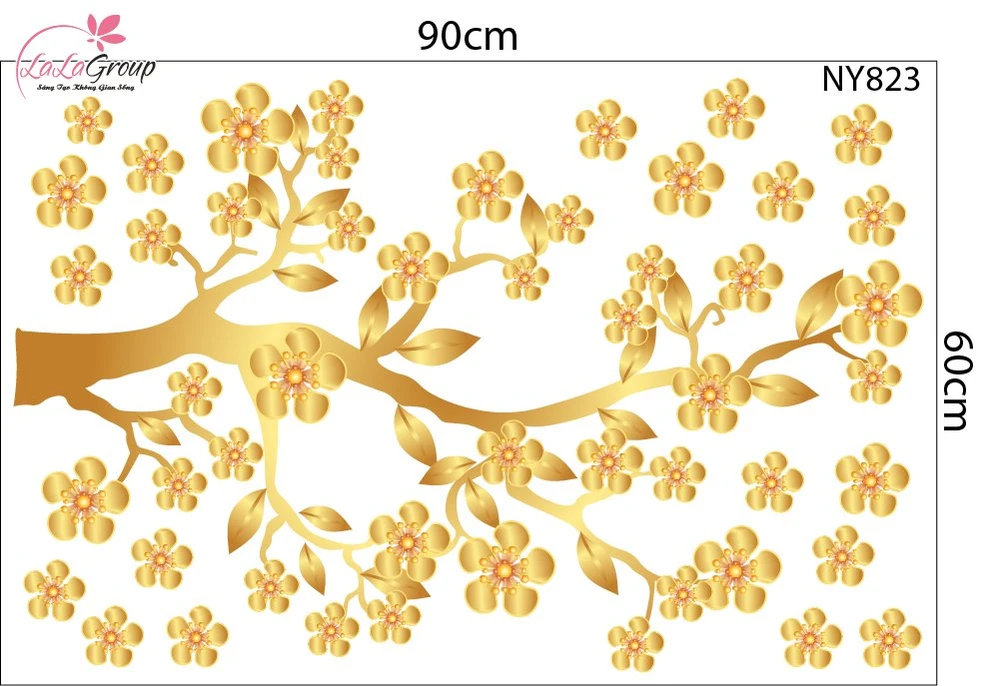Combo Decal Trang Trí Tết Cây Thần Tài 2026