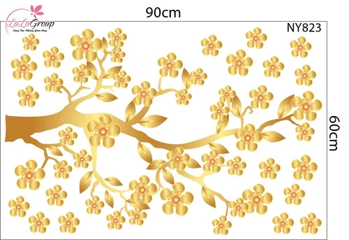 Combo Decal Trang Trí Tết Cây Thần Tài 2026
