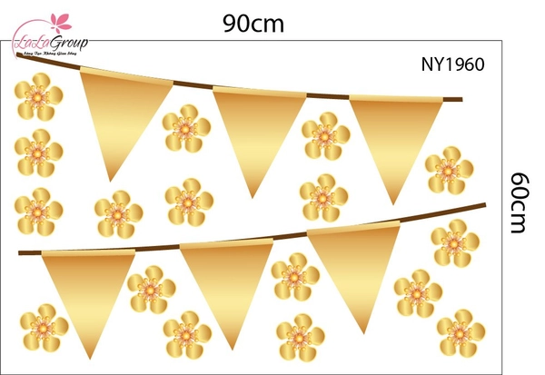 Combo Decal Trang Trí Tết Cây Thần Tài 2026