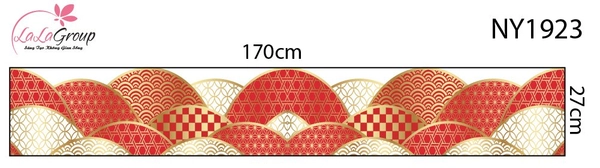 Decal Trang Trí Tết Mây Ngũ Sắc