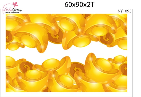 Combo Decal Trang Trí Tết Thần Tài Chúc Mừng Năm Mới Tấn Tài Tấn Lộc