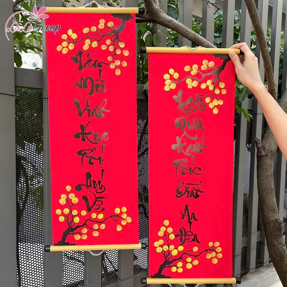 Combo cặp liễn câu đối giấy đỏ (ngẫu nhiên )