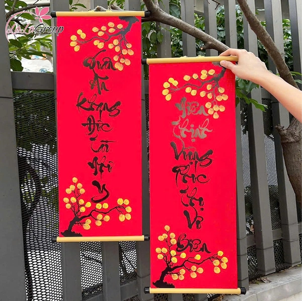 Combo cặp liễn câu đối giấy đỏ (ngẫu nhiên )