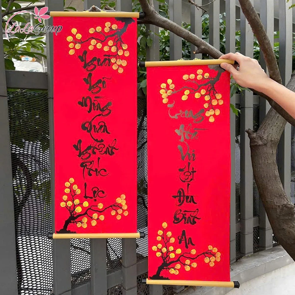 Combo cặp liễn câu đối giấy đỏ (ngẫu nhiên )