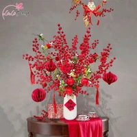 Bình hoa đào đông thịnh vượng sum vầy