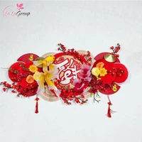 Mẹt tết kèm cá chép tài lộc trang trí tết 1m4