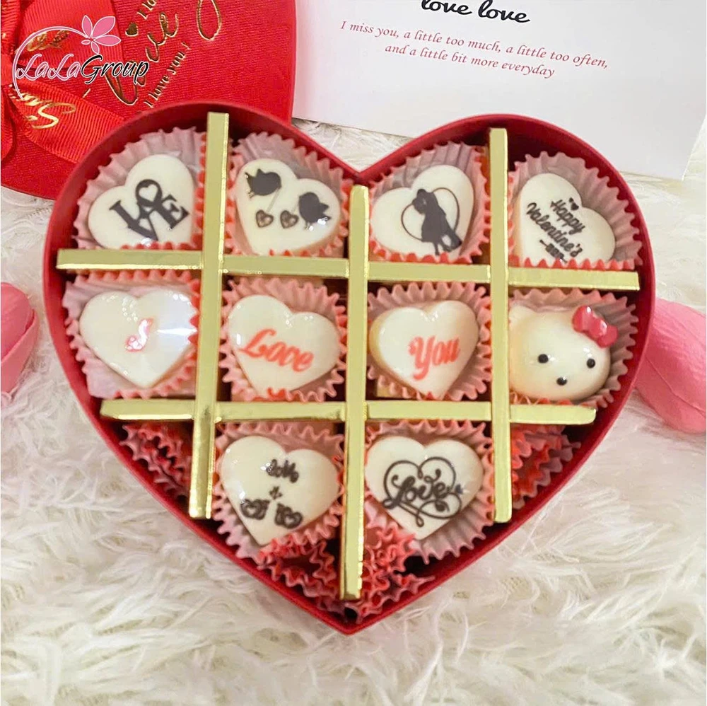 Hộp 10 Viên Socola Mèo I Love You (Giao Ngẫu Nhiên)