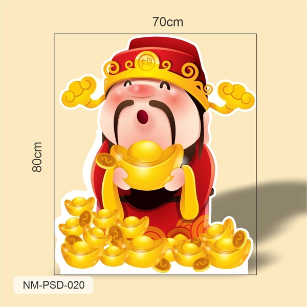 Standee Trang Trí Tết Thần Tài May Mắn