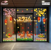 Combo Decal Trang Trí Tết Song Mã Đón Xuân 2026