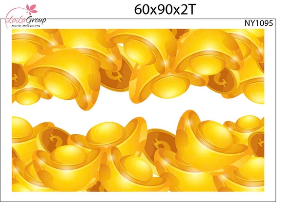 Combo Decal Trang Trí Tết Chúc Mừng Năm Mới Phú Quý Toàn Niên