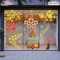 Combo Decal Trang Trí Tết Vạn Sự Như Ý Xuân Tấn Tài Tấn Lộc