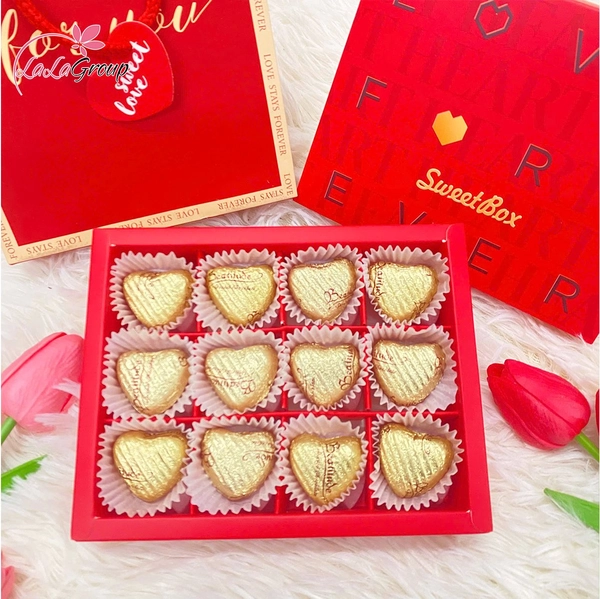 Hộp 12 viên socola ngọt ngào for you