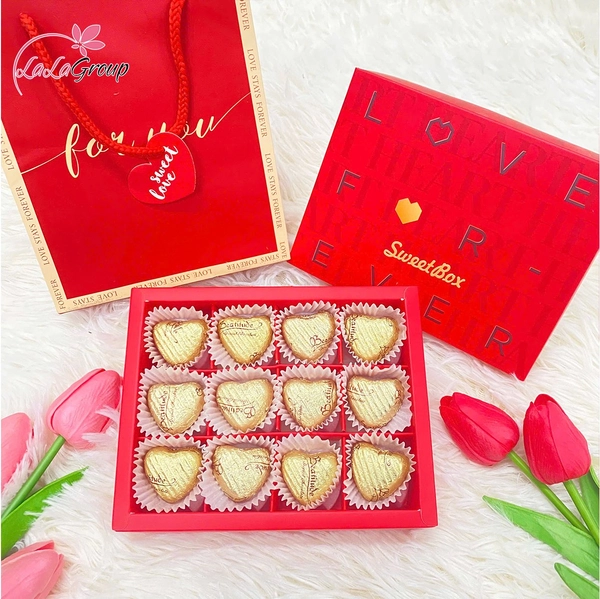 Hộp 12 viên socola ngọt ngào for you