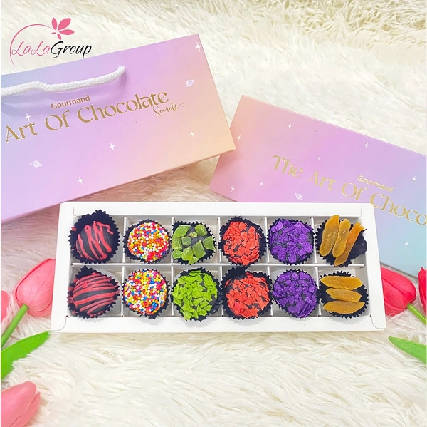 Hộp 12 viên socola valentine ngọt ngào