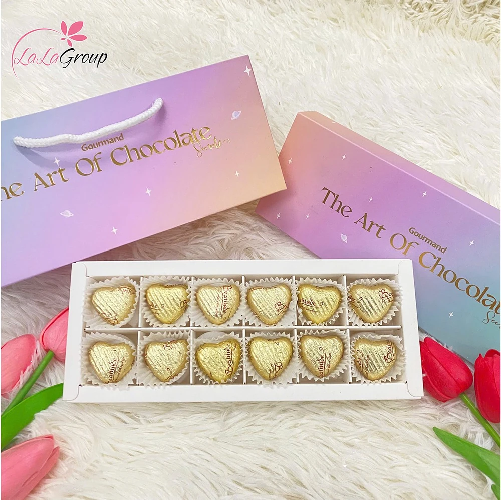 Hộp 12 viên socola valentine ngọt ngào