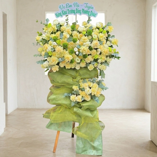 Hoa Khai Trương Xanh Tươi Mới