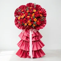 Kệ Hoa Chúc Mừng Khai Trương Sự Kiện Tone Đỏ Rực Rỡ Đại Cát