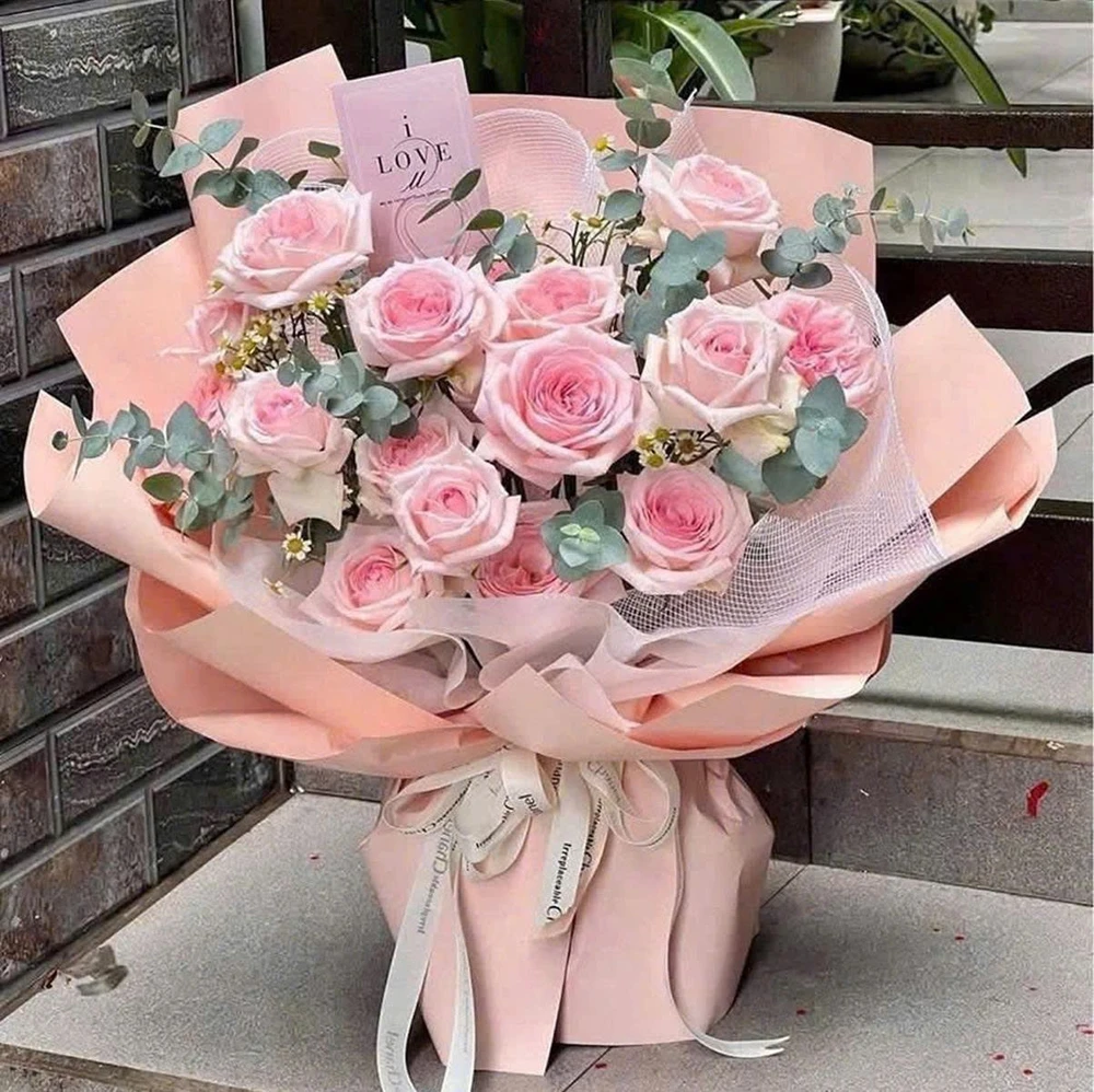 Bó Hoa Hồng Pastel XInh Xắn Quà Tặng Yêu Thương