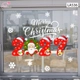 Decal Trang Trí Noel Ông Già Noel Vui Vẻ Và Merry Christmas