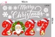 Decal Trang Trí Noel Ông Già Noel Vui Vẻ Và Merry Christmas
