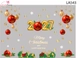 Combo Decal Trang Trí Noel Merry Christmas And Happy New Year 2027 và quả cầu may mắn