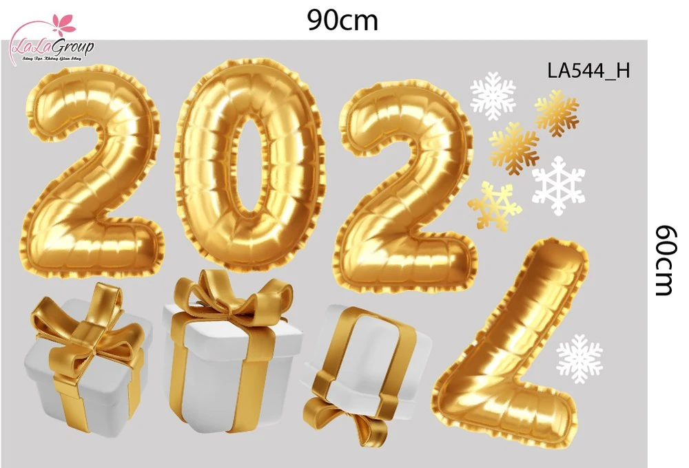 Combo Decal Trang Trí Noel Ông Già Noel Cưỡi Tuần Lộc Mừng Giáng Sinh 2027