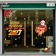 Combo Decal Trang Trí Noel Merry Christmas Ông Già Noel Cưỡi Tuần Lộc Đón Giáng Sinh