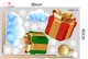 Combo Decal Trang Trí Noel Ông Già Noel Vui Nhộn Và Những Hộp Quà Xinh Xắn
