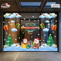 Combo Decal Trang Trí Noel Ông Già Noel Vui Nhộn Và Những Hộp Quà Xinh Xắn