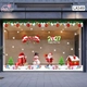Combo Decal Trang Trí Noel Ông Già Noel Người Tuyết Và Ngôi Nhà Tuyết Xinh Xắn