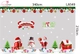 Combo Decal Trang Trí Noel Ông Già Noel Người Tuyết Và Ngôi Nhà Tuyết Xinh Xắn