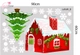 Combo Decal Trang Trí Noel Ông Già Noel Người Tuyết Và Ngôi Nhà Tuyết Xinh Xắn
