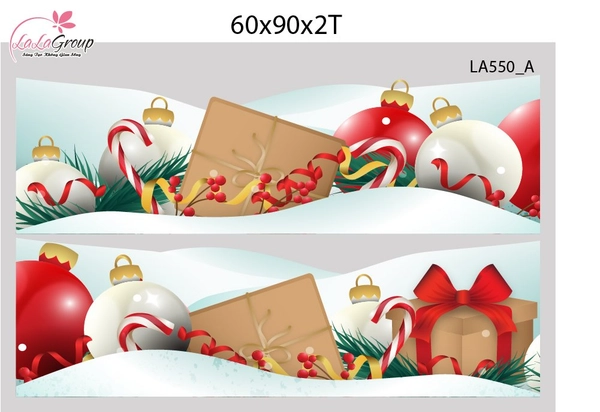 Combo Decal Trang Trí Noel Ông Già Noel Cưỡi Tuần Lộc Và Người Tuyết Vui Nhộn