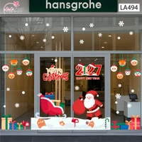 Combo Decal Trang Trí Noel Ông Già Noel Và Những Phần Quà Xinh Xắn