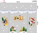 Combo Decal Trang Trí Noel Ông Già Noel Vui Nhộn Và Người Tuyết Vui Đón Giáng Sinh