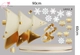 Combo Decal Trang Trí Noel Tuần Lộc Và Cây Thông Tone Vàng Gold Sang Trọng