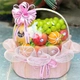 Giỏ Quà Tặng Trái Cây Tươi Nhập Khẩu Tone Hồng Ngọt Ngào Xinh Xắn