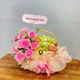 Giỏ Quà Tặng Trái Cây Tươi Mix Hoa Hồng Sophia Thanh Lịch
